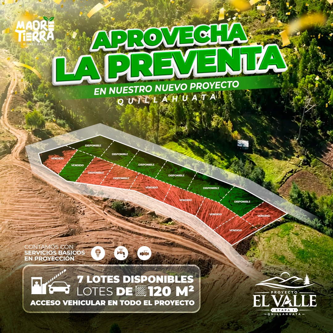 Lotes en Quillahuata – Valle Etapa 1