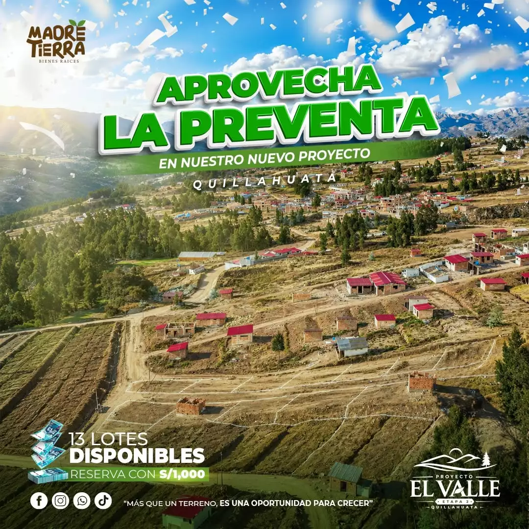 Lotes en Quillahuata – Valle Etapa 2